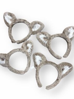 4 Great Wolf Lodge Plush Wolf Ears Headbands for Adults & Kids